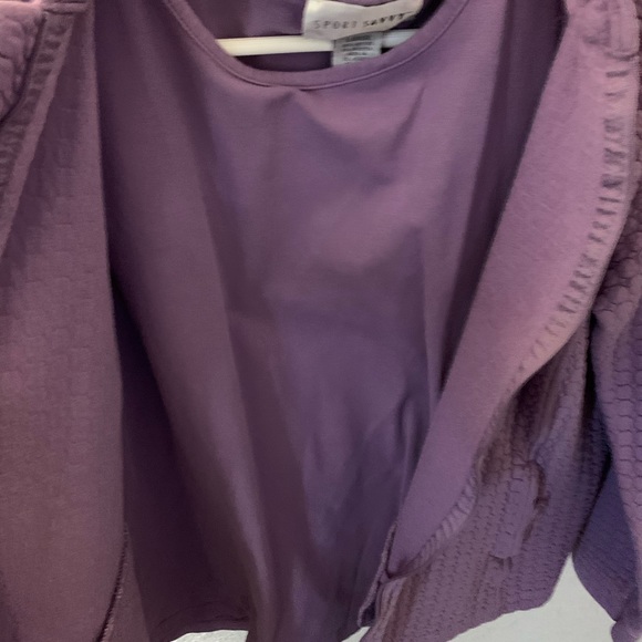 💐Purple Quilted Jacket with matching Tee Shirt!! - Picture 4 of 7